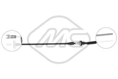 Cable de accionamiento, accionamiento del embrague METALCAUCHO 8002.1 Súper Precio